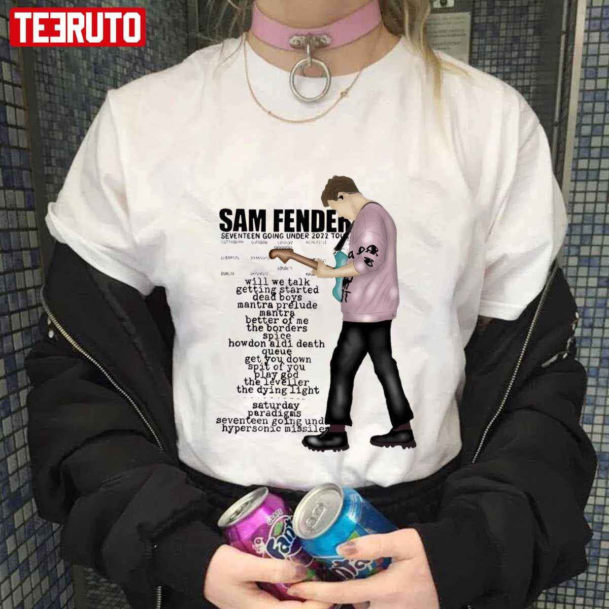 Sam Fender Seventeen Going Under 2022 Tour Unisex T-Shirt
