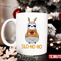 Slo Ho Ho Funny Christmas Sloth Xmas 11 oz Ceramic