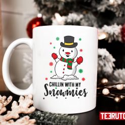 Snowman Chillin With My Snowmies Design Christmas 11 oz Ceramic