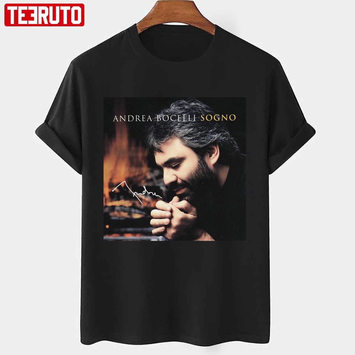 Sogno With Signature Andrea Bocelli Unisex T-Shirt