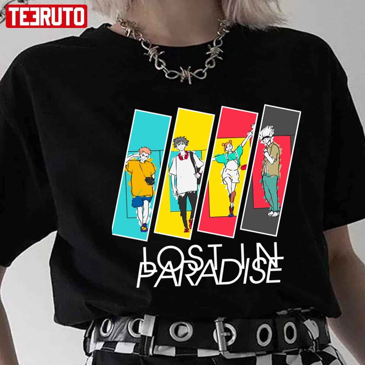 Jujutsu Kaisen Lost in Paradise Outro Panels T-Shirt - BoxLunch Exclusive