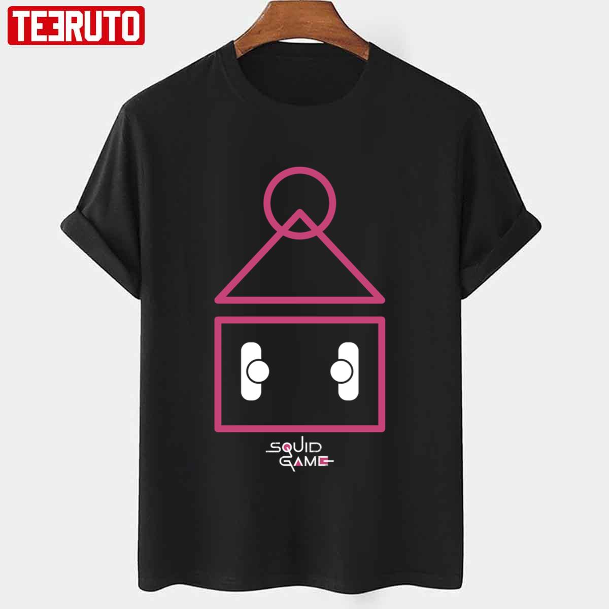 Squid Game Player Icons Surrounded Logo Unisex T-Shirt