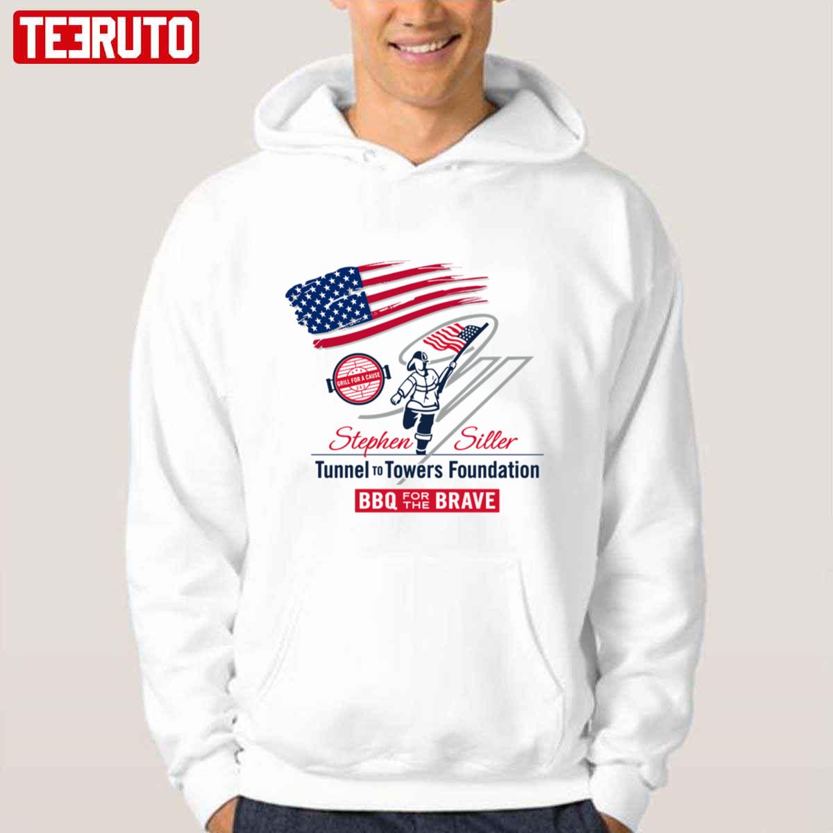 Stephen Siller Tunnel To Towers Foundation Bbq For The Brave Unisex Hoodie