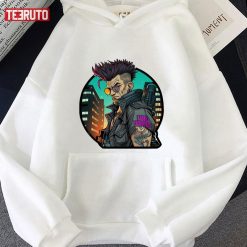 Street Merc Cyberpunk Edgerunners Anime Manga Character Unisex Hoodie
