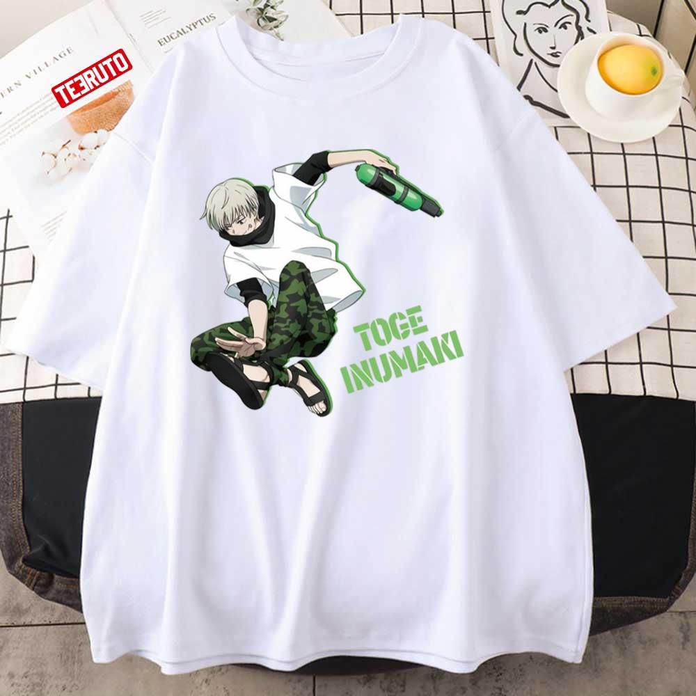 Streetwear Style Jujutsu Kaisen Toge Inumaki Fanart Unisex T-Shirt