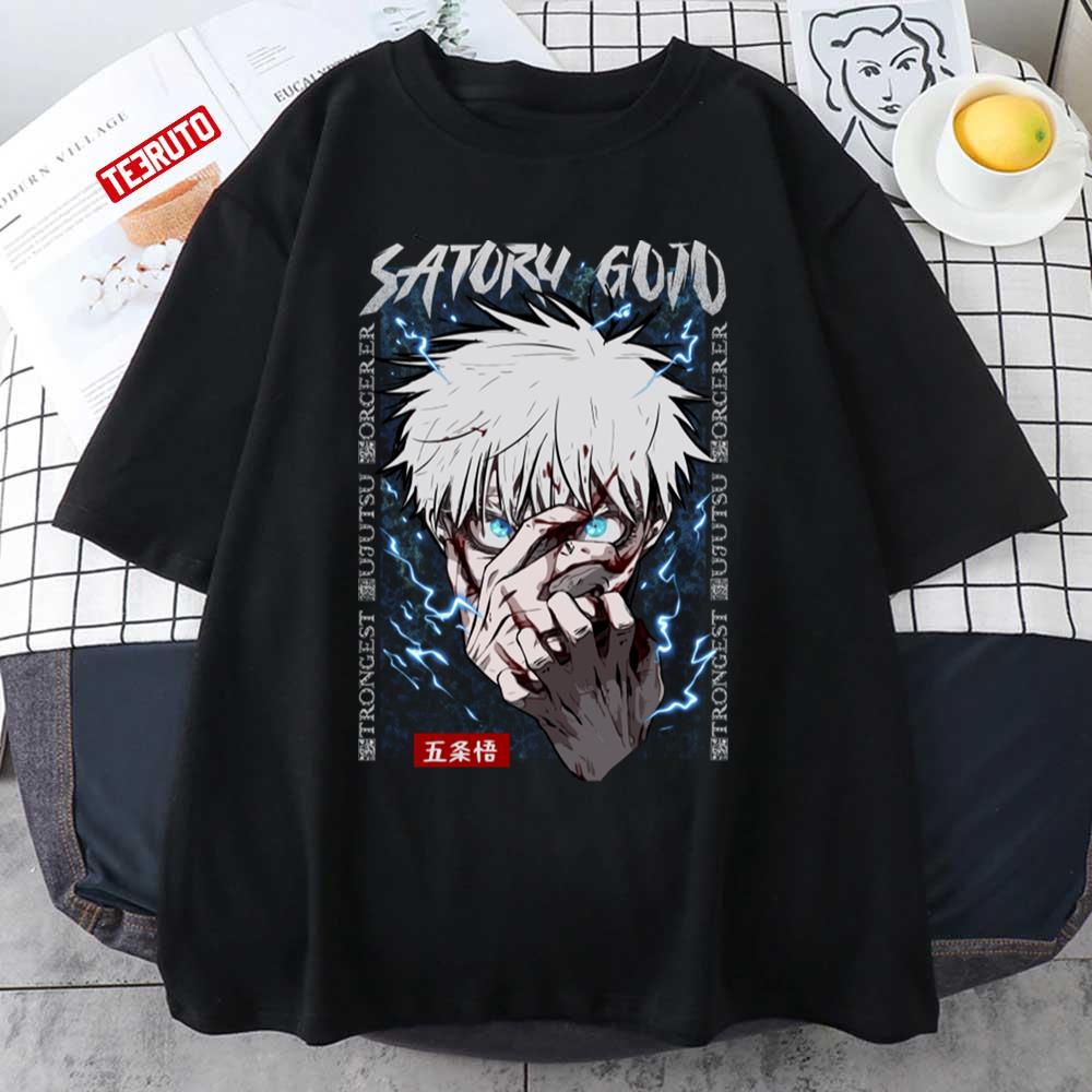 Strongest Jujutsu Sorcerer Satoru Gojo Japanese Jujutsu Kaisen Anime Unisex T-Shirt