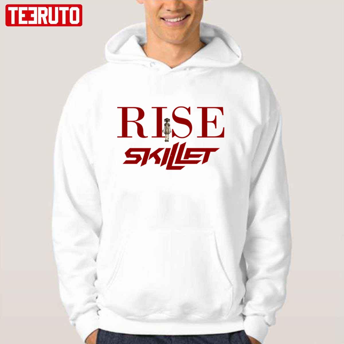 Studio Album By Skillet Rise Hard Rock Christian Rock Unisex Hoodie