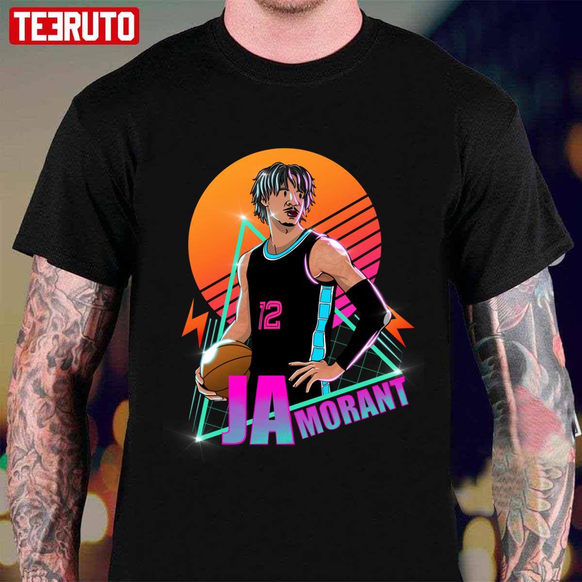 Sunset Retro Ja Morant Basketball Fanmade Unisex T-Shirt