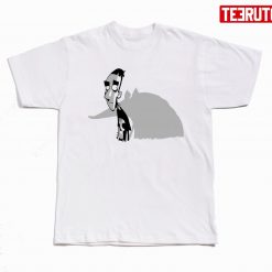 Tear Along The Dotted Line Character Armadillo Unisex T-Shirt