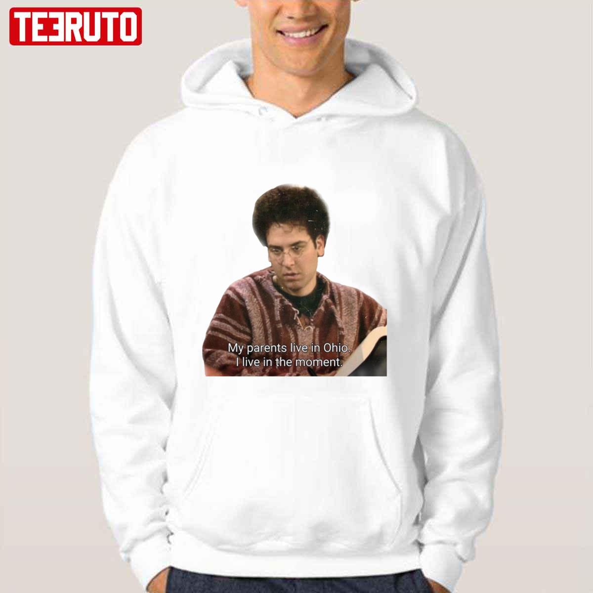 Ted Mosby I Live In The Moment Himym How I Met Your Mother Unisex Hoodie