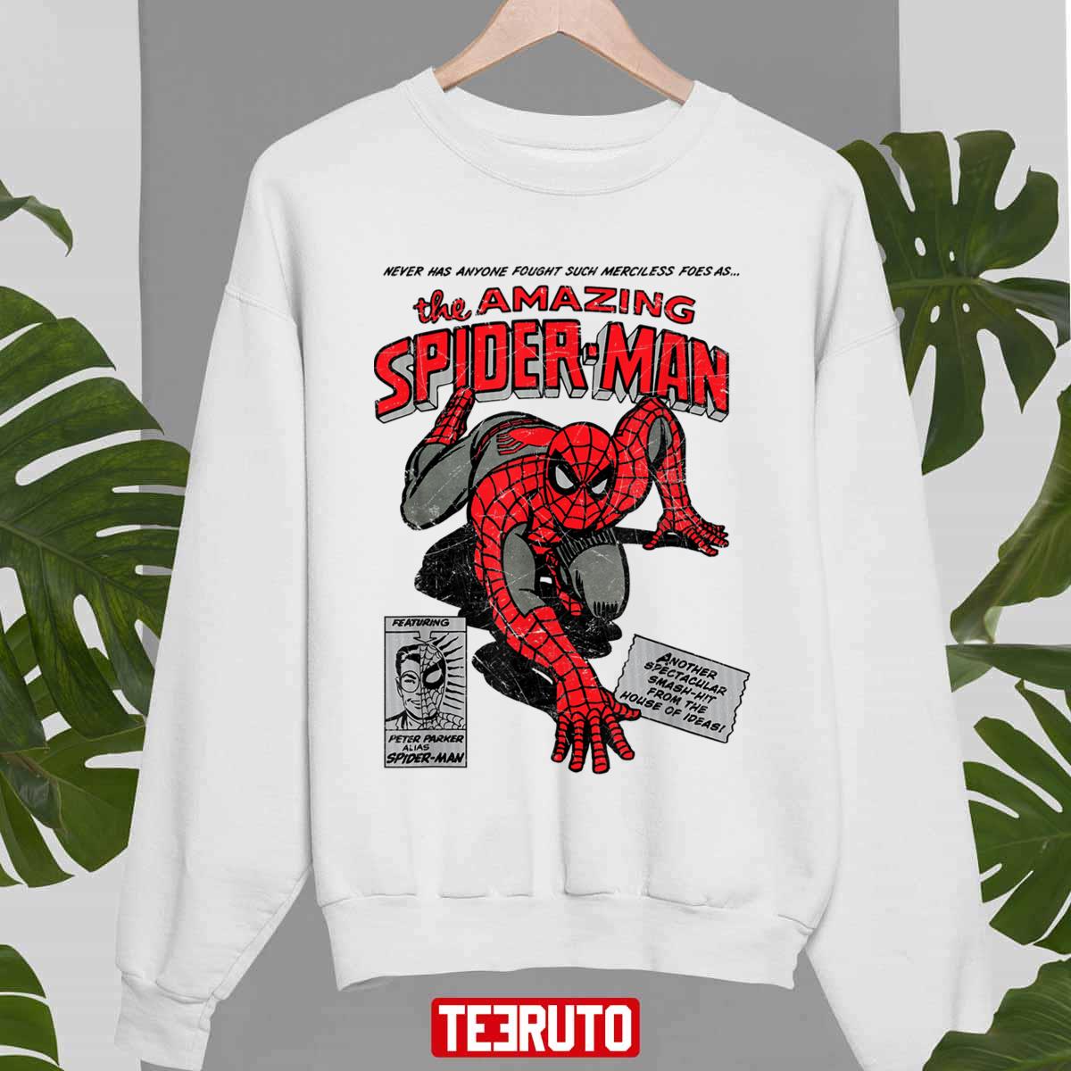 The Amazing Spider Man Movie Retro Comic Unisex Sweatshirt