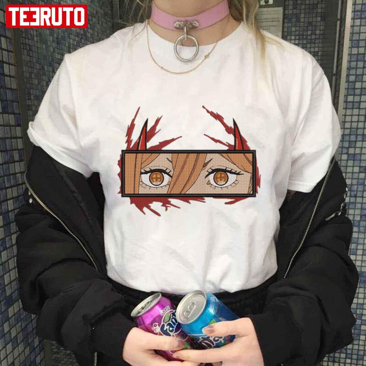 The Eyes Of Devil Hunter Chainsaw Man Design Unisex T-Shirt