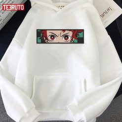 The Eyes Of Tanjiro Manga Demon Slayer Kimetsu No Yaiba Unisex Hoodie