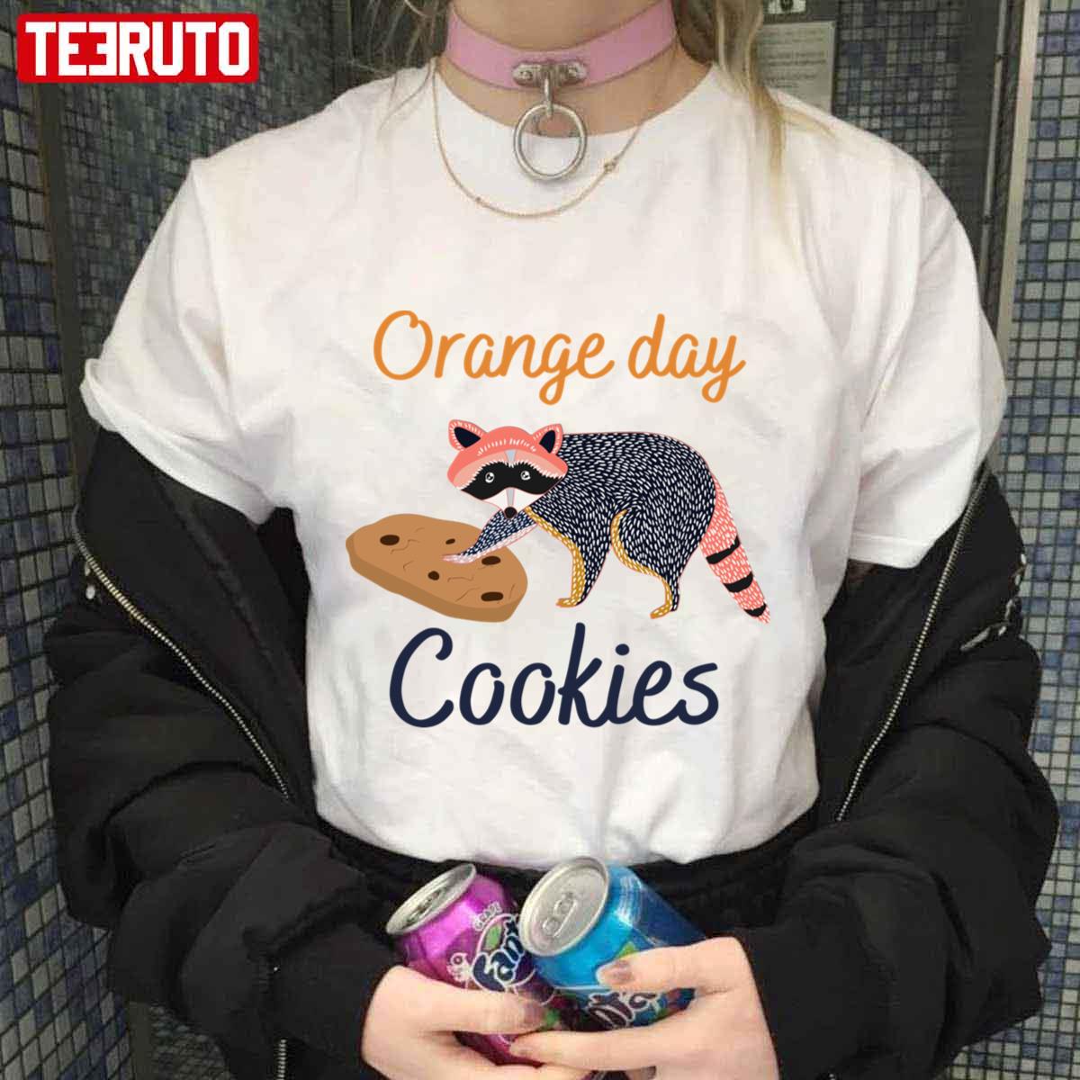 The Ferret Orange Day Cookies Unisex T-Shirt
