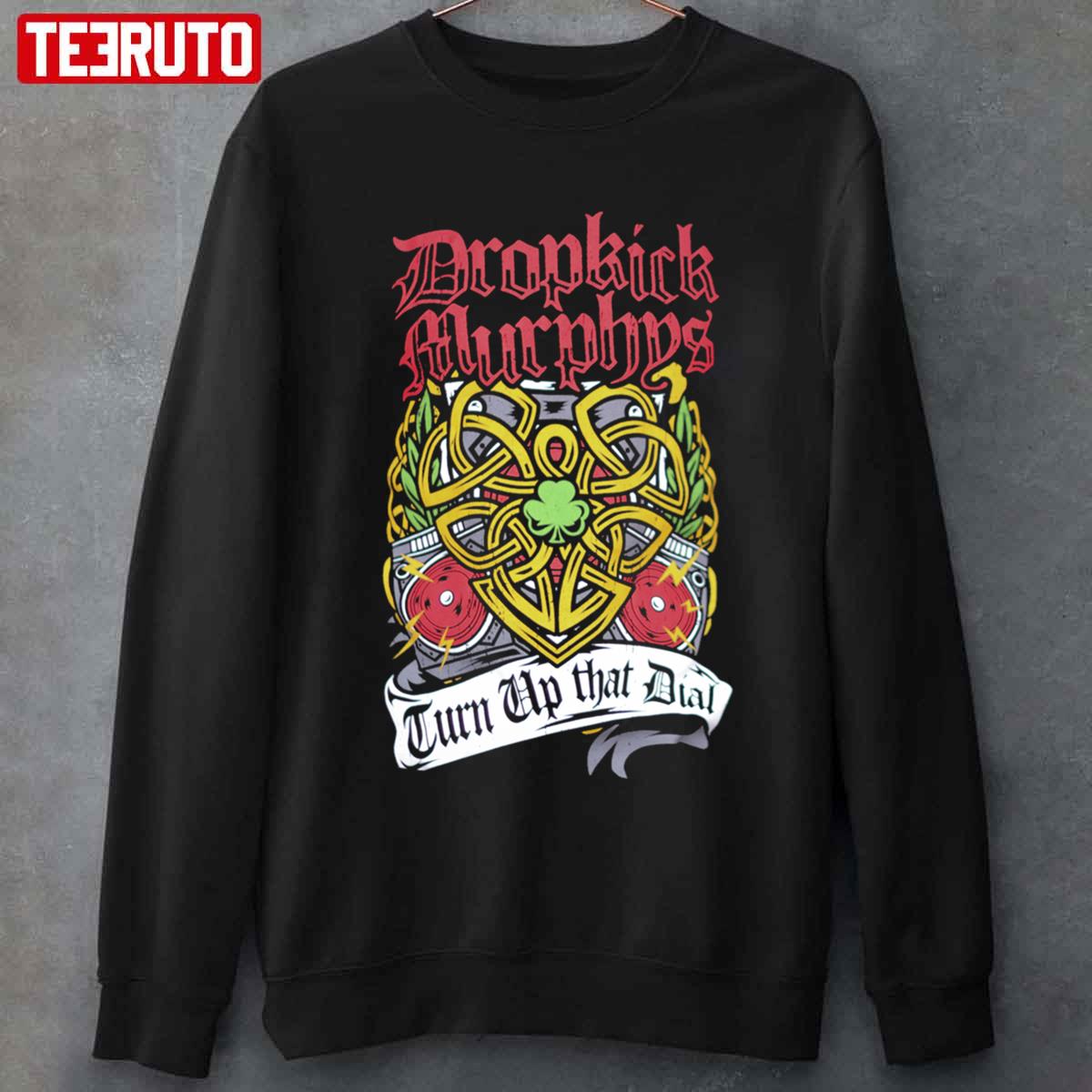 The Heart Love Peace Turn Up That Dial Dropkick Murphys Unisex Sweatshirt