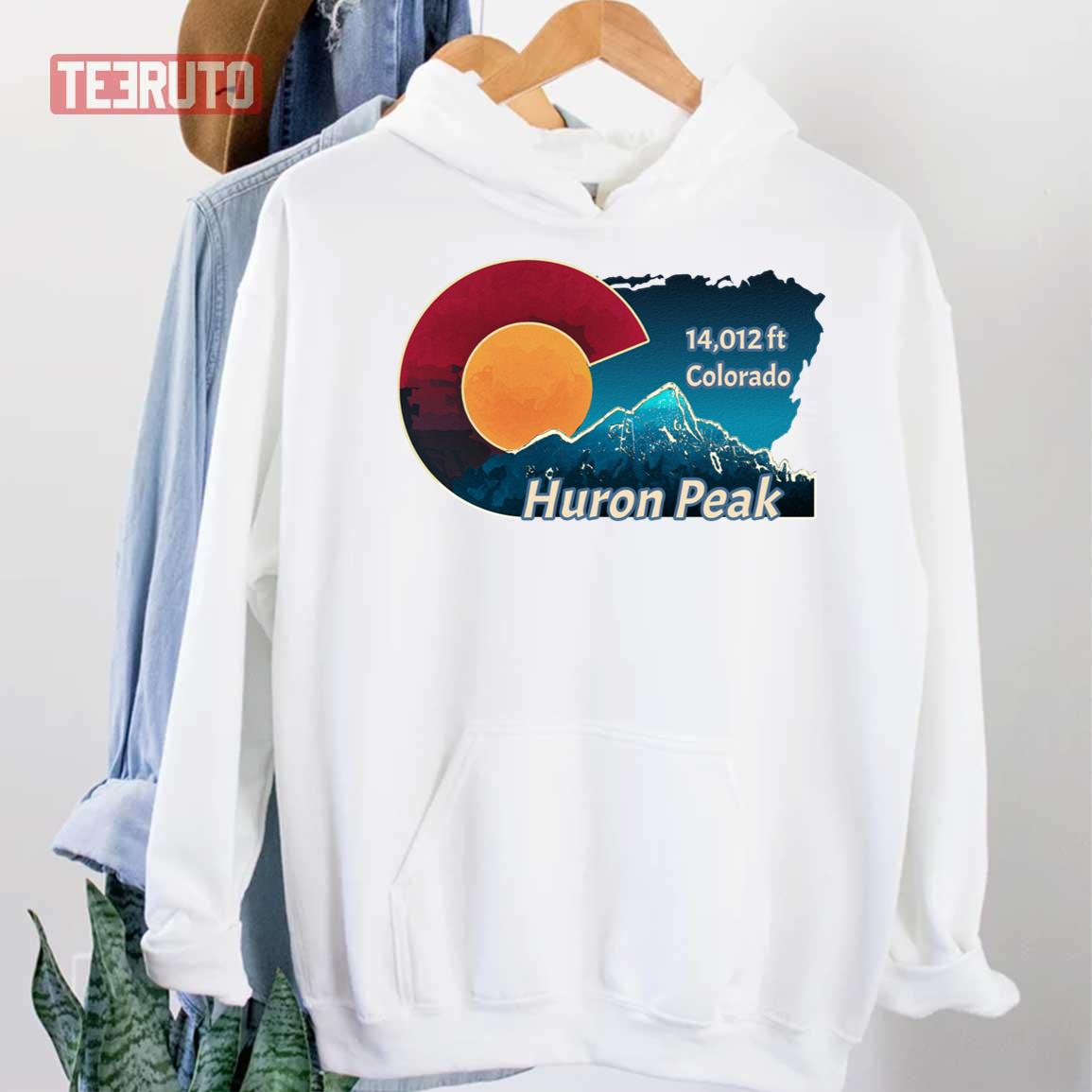 The Iconic Peak Huron Peak Colorado Unisex Hoodie