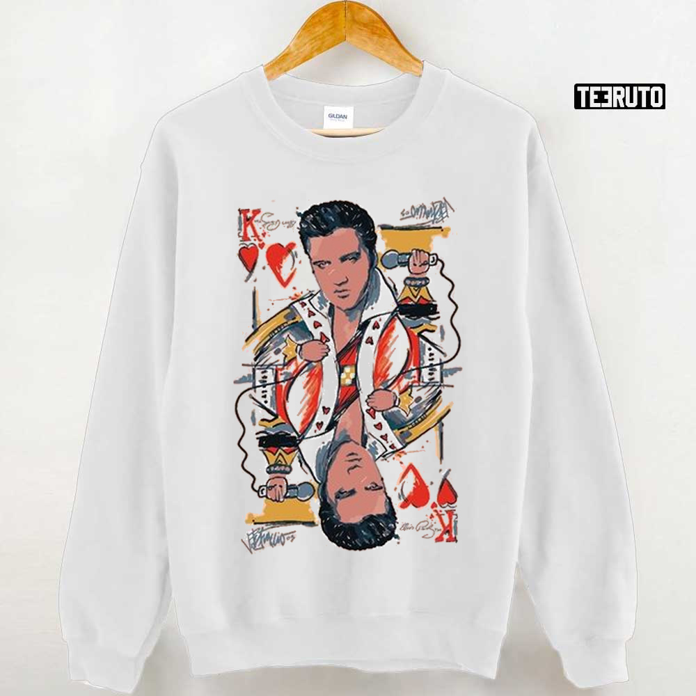 The King Card 1975 Elvis Presley Unisex Sweatshirt