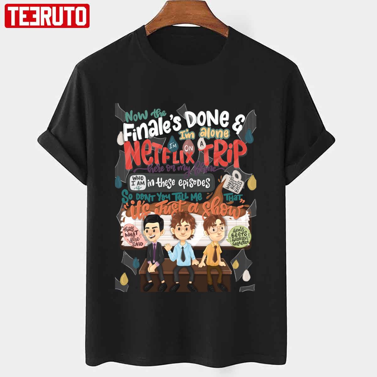 The Office X Ajr’s Now The Finale’s Done & I’m Alone Netflix Trip Unisex T-Shirt