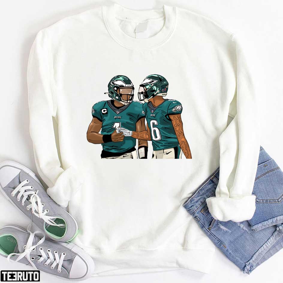 Philadelphia Eagles Alternate Name & Number Long Sleeve T-Shirt - Devonta  Smith - Mens