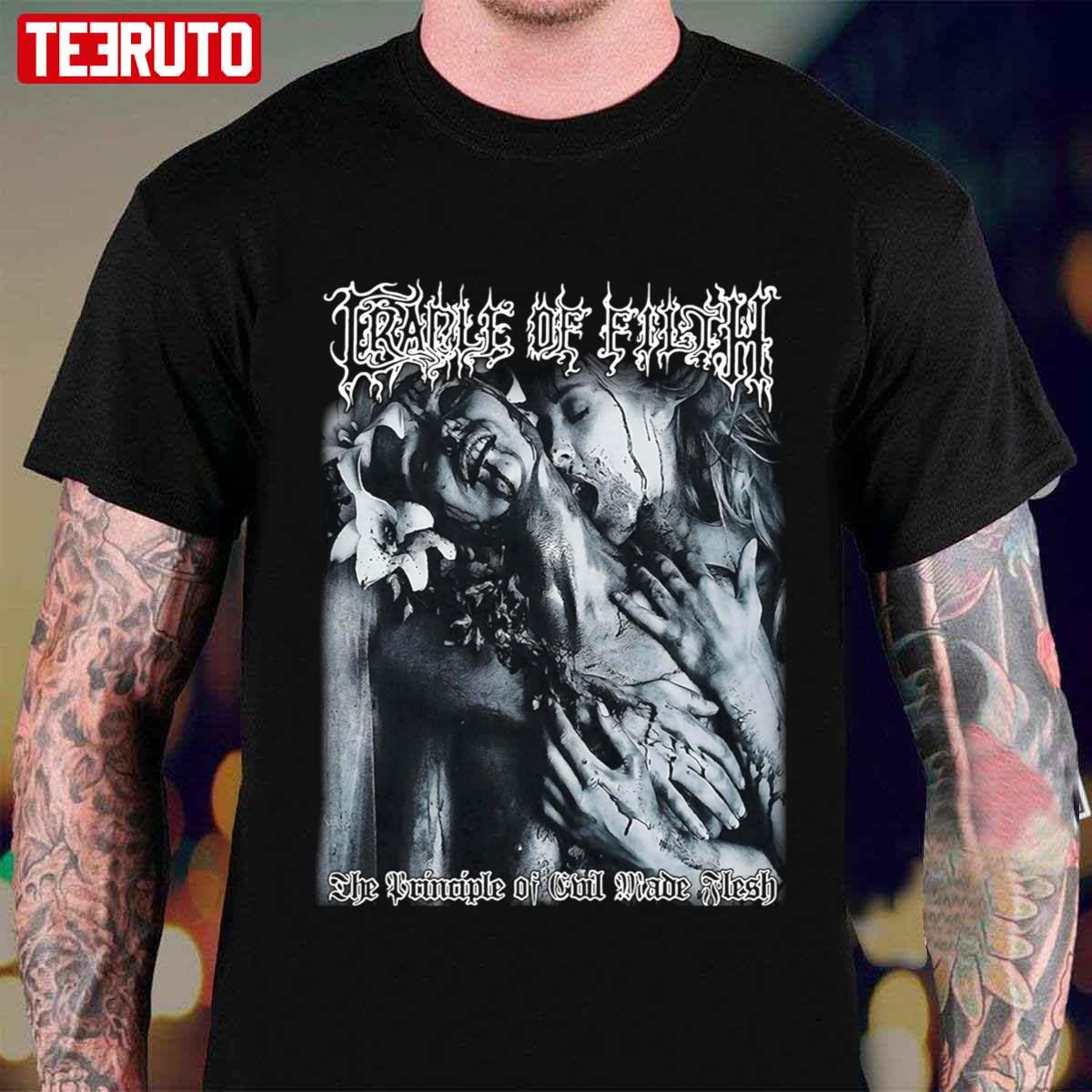 The Principle Of Evil Made Flesh Cradle Of Filth Unisex T-Shirt