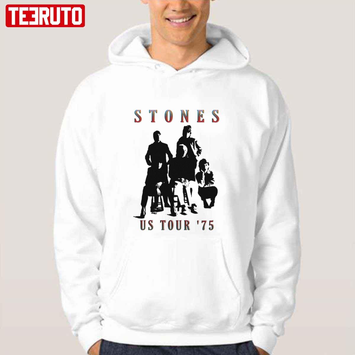 The Rolling Stones Us Tour 75′ Unisex Hoodie