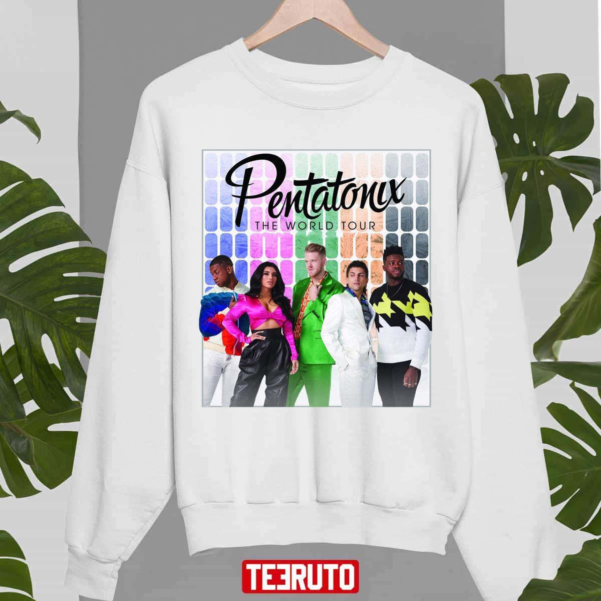 The World Tour Poster Of Pentatonix Unisex Hoodie