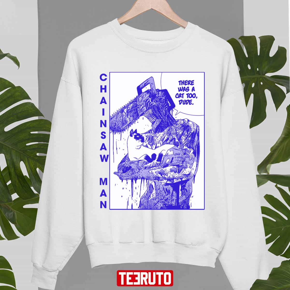 There Was A Cat Too Dude Chainsaw Man Unisex Sweatshirt