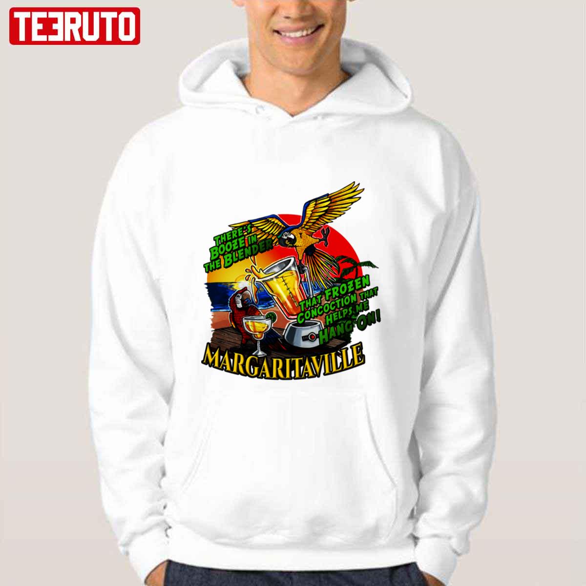 There’s Booze In The Blender Jimmy Buffett Unisex Hoodie