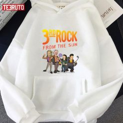 Third 3rd Rock From The Sun Cartoon Art Unisex Hoodie