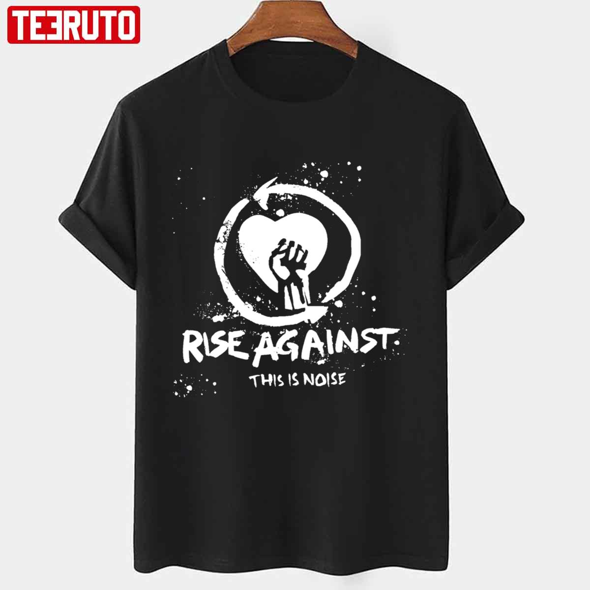 This Is Noise Rise Against Logo Band Music Punk Rock Unisex T-Shirt