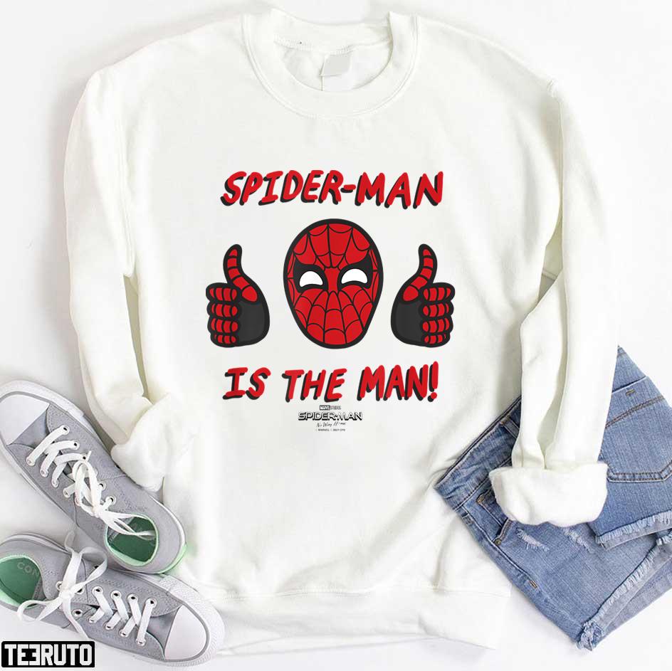 Thumbs Up Spider Man Is The Man Nah Way Home Unisex Hoodie Thumbs Up Spider Man Is The Man Nah Way Home Unisex Hoodie
