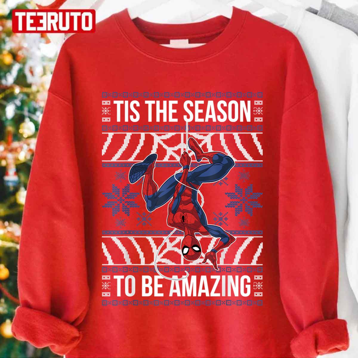 Spider Man Ugly Christmas Sweater 