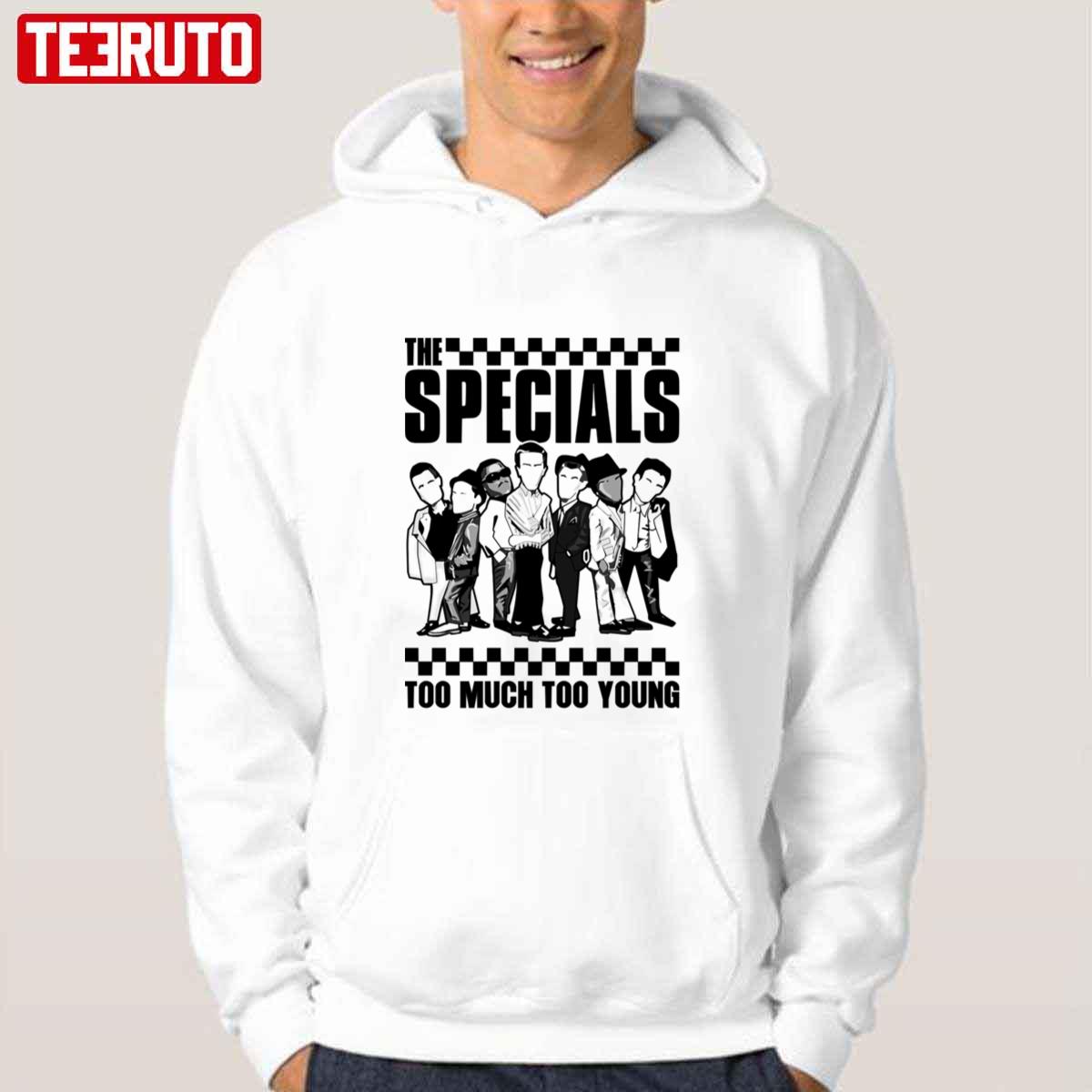 Too Much Too Young The Specials AKA Band Unisex Hoodie