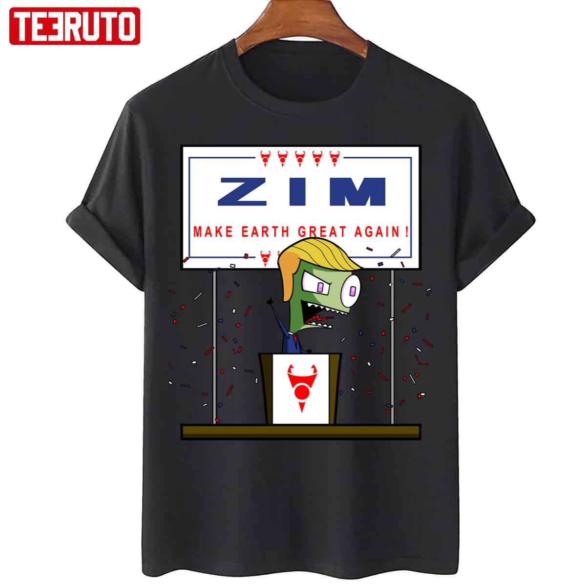 Trump Zim Make Earth Great Again Invader Zim Unisex T-Shirt - Teeruto