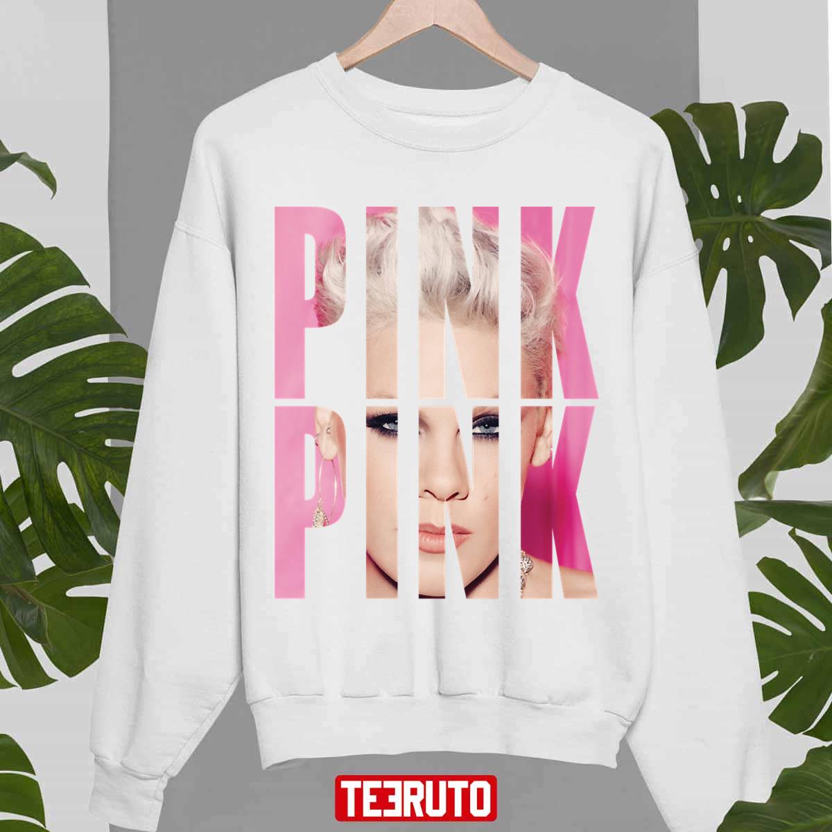 Typographic Pink P!nk Beautiful Trauma Unisex Sweatshirt