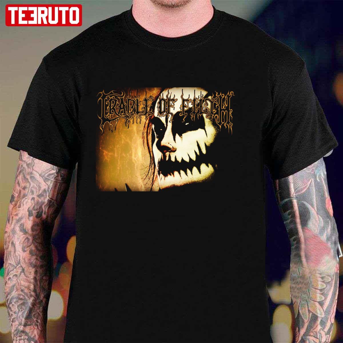 Uk Metal Band Cradle Of Filth Retro Vintage Unisex T-Shirt