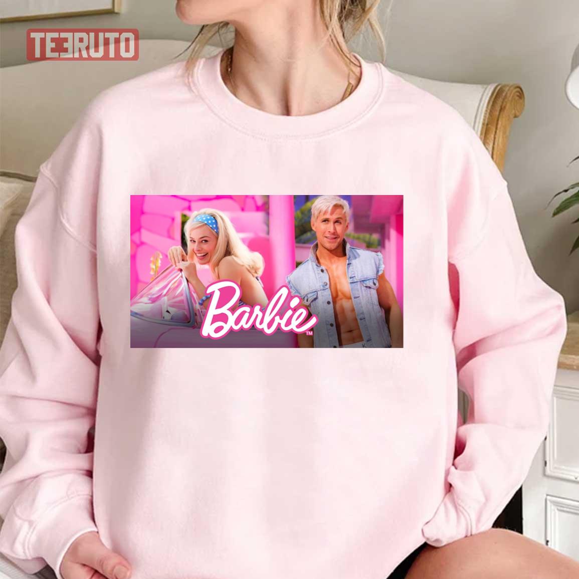 Upcoming Film Margot Robbie Ryan Gosling Barbie The Movie Unisex Sweatshirt