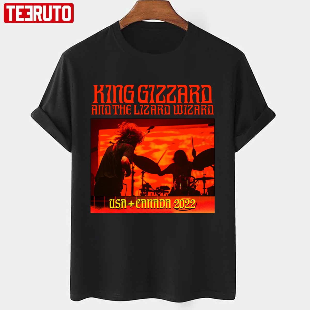 USA Canada 2022 King Gizzard And The Lizard Wizard Unisex T-Shirt