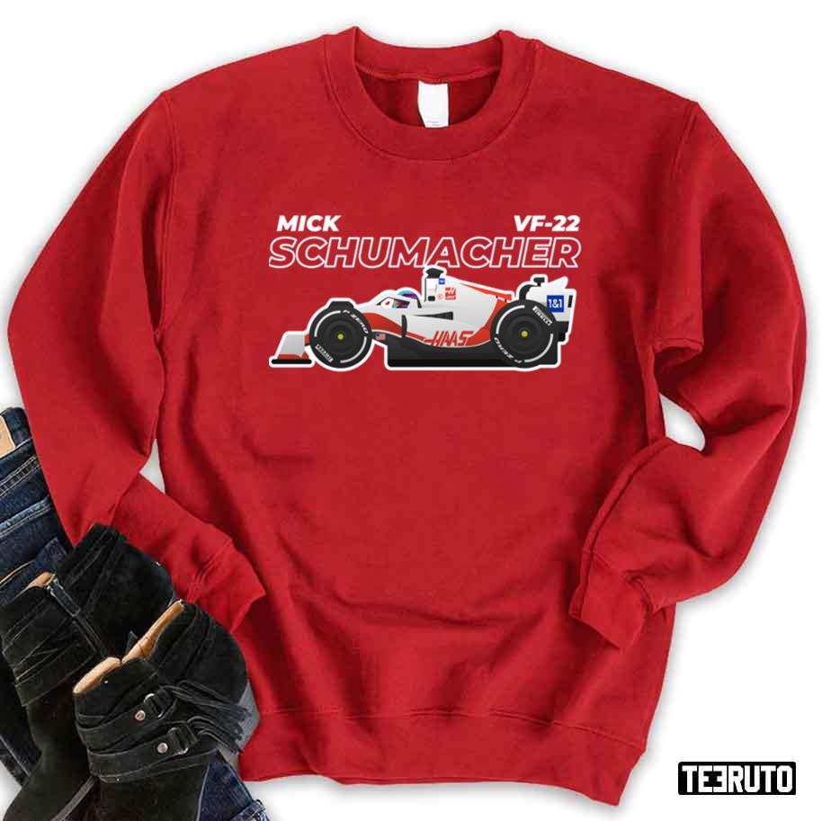 Vf-22 Mick Schumacher 2022 Haas Unisex Sweatshirt
