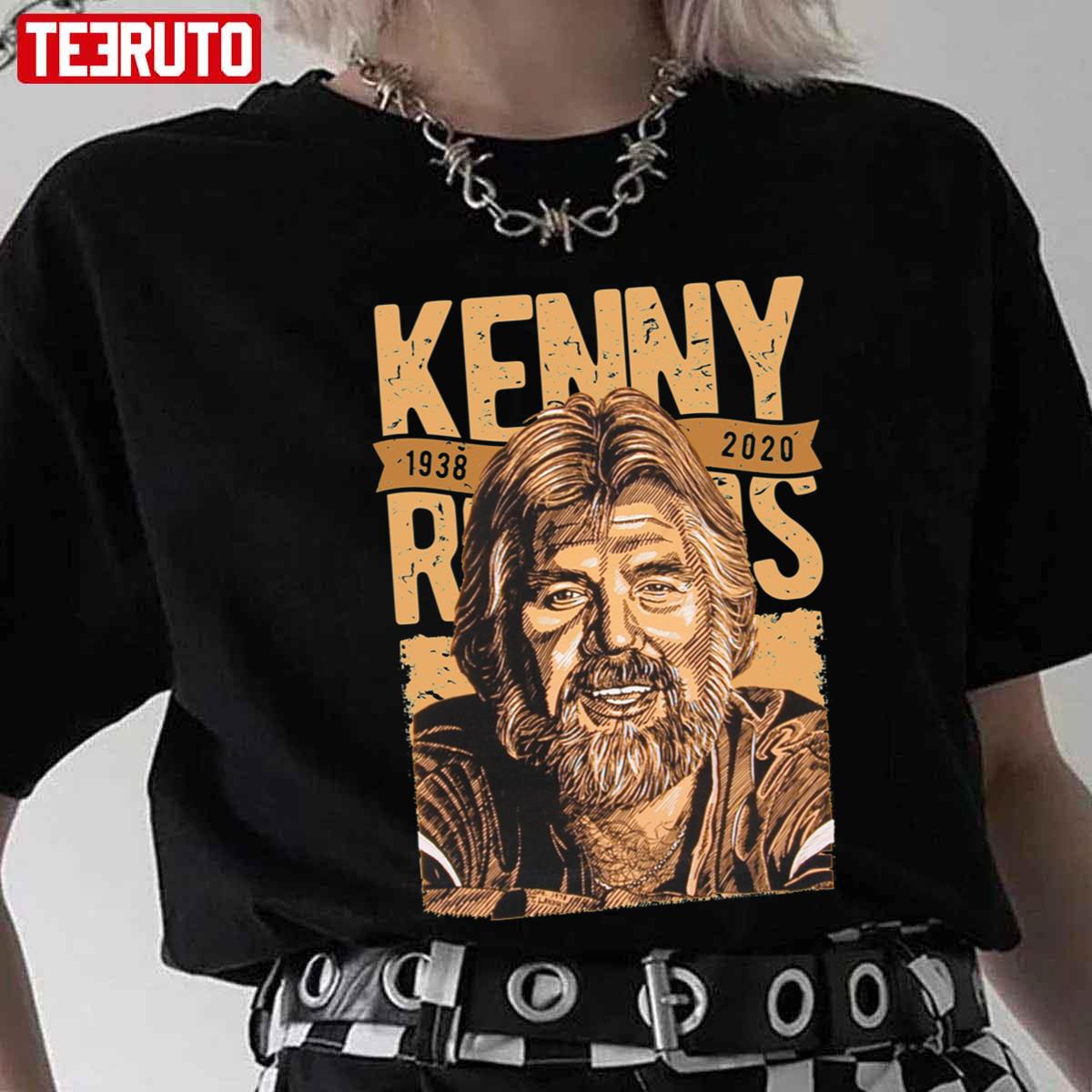 Vintage Kenny Rogers Tribute Fanart Unisex T-Shirt