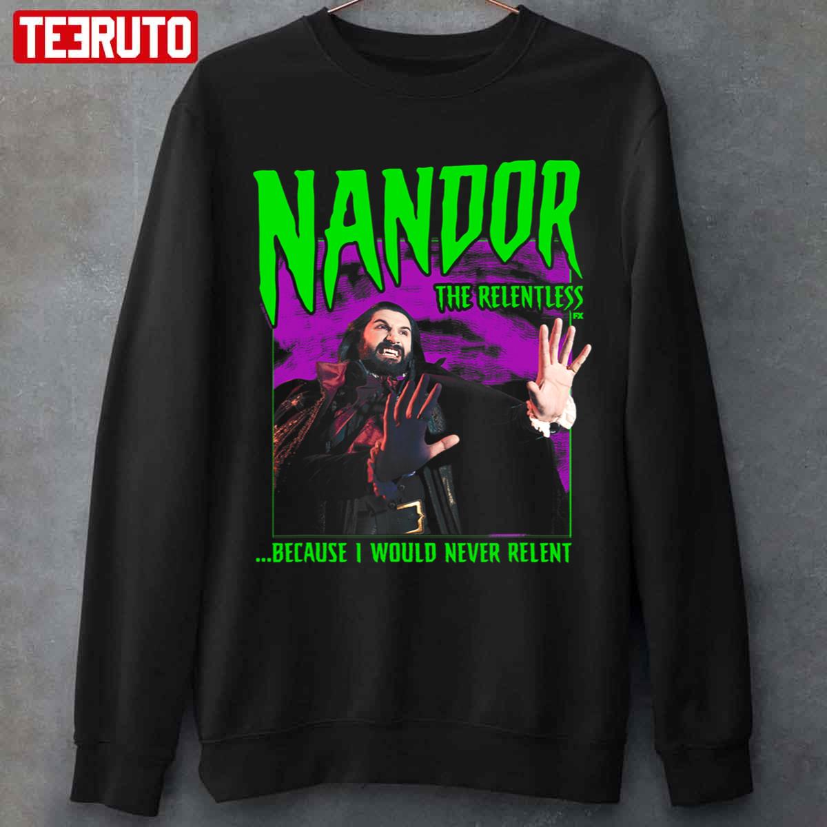 Vintage What We Do In The Shadows Nandor The Relentless Unisex Sweatshirt