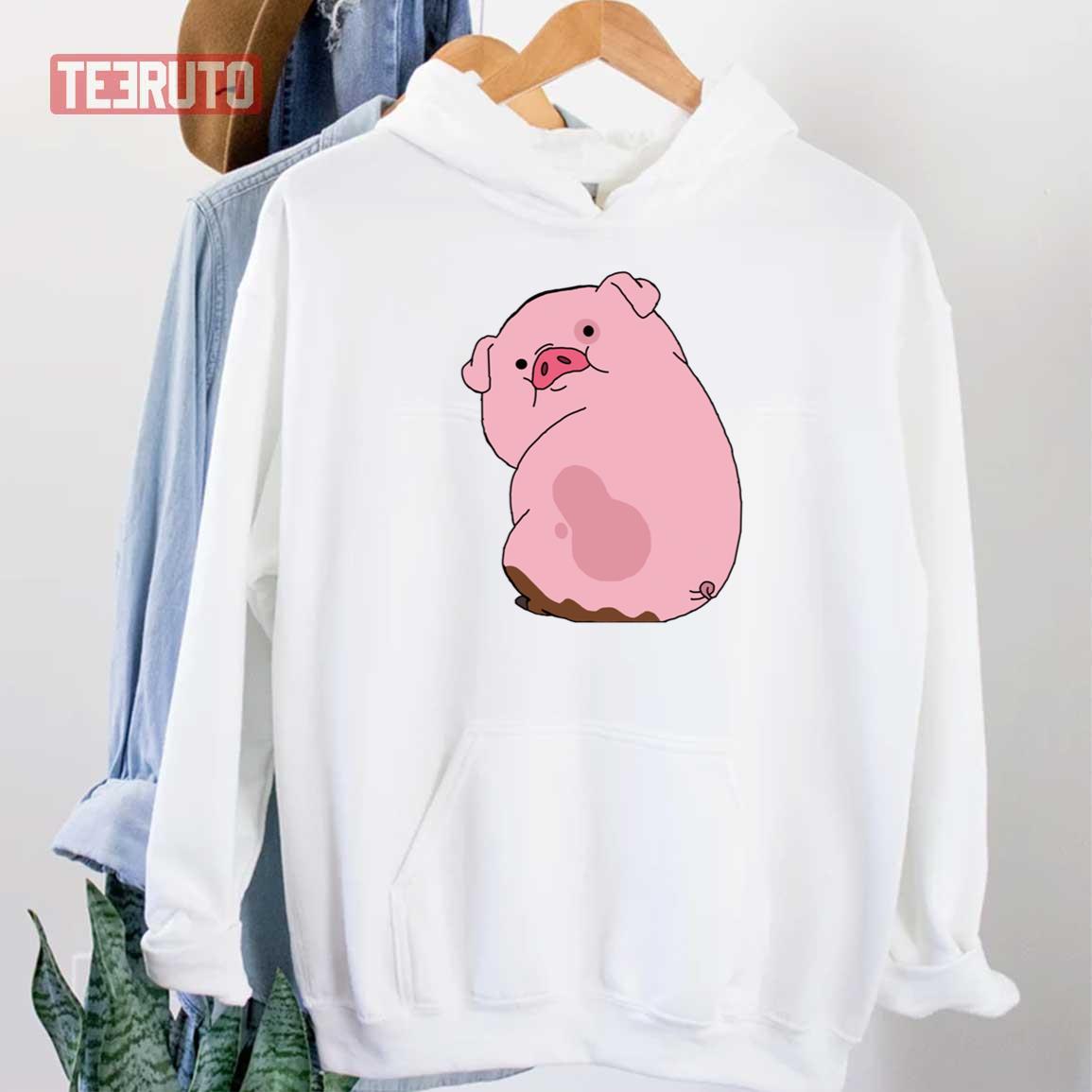 Waddles The Pig Cute Design Unisex Hoodie