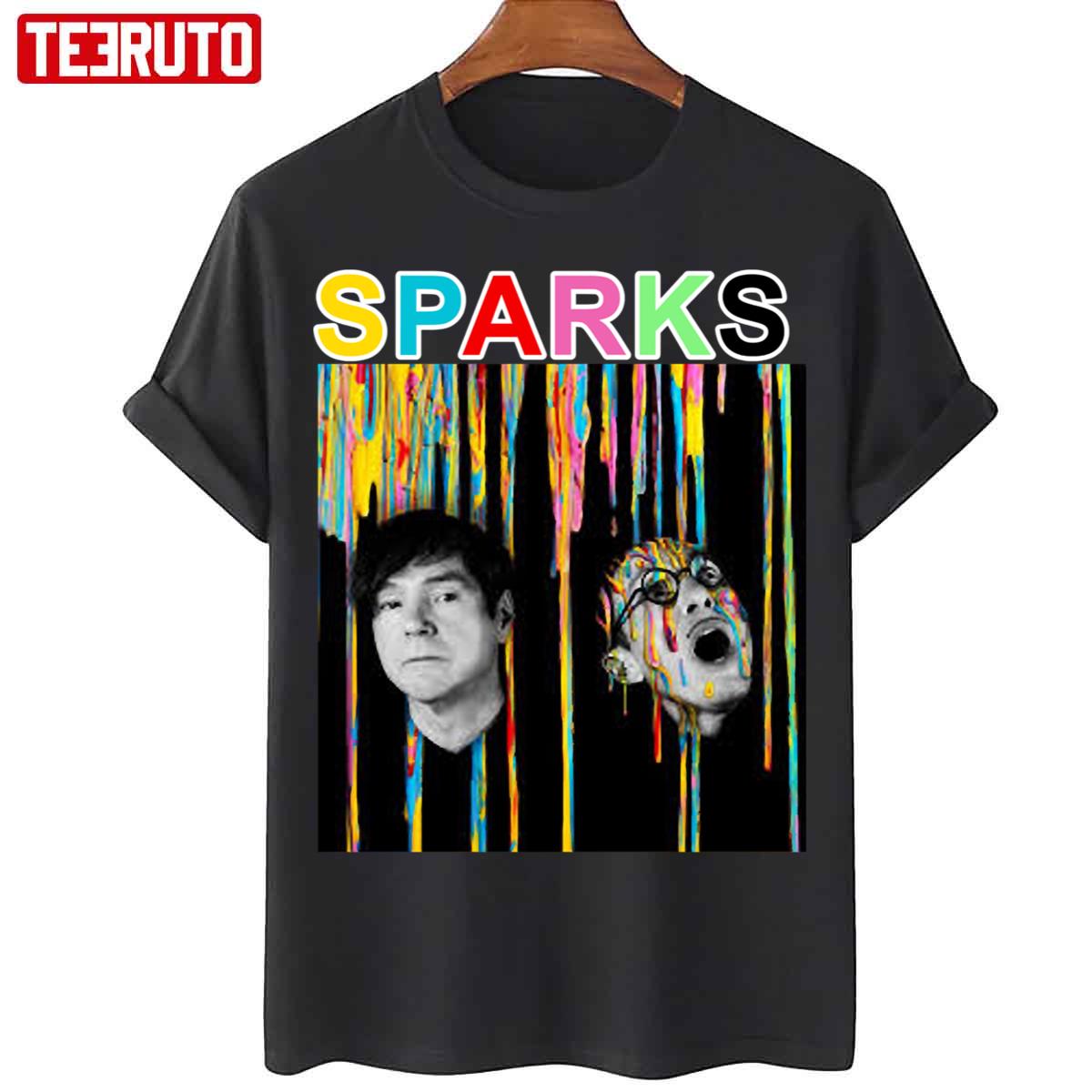 Watercolor Design Music 90s Sparks Band Unisex T-Shirt