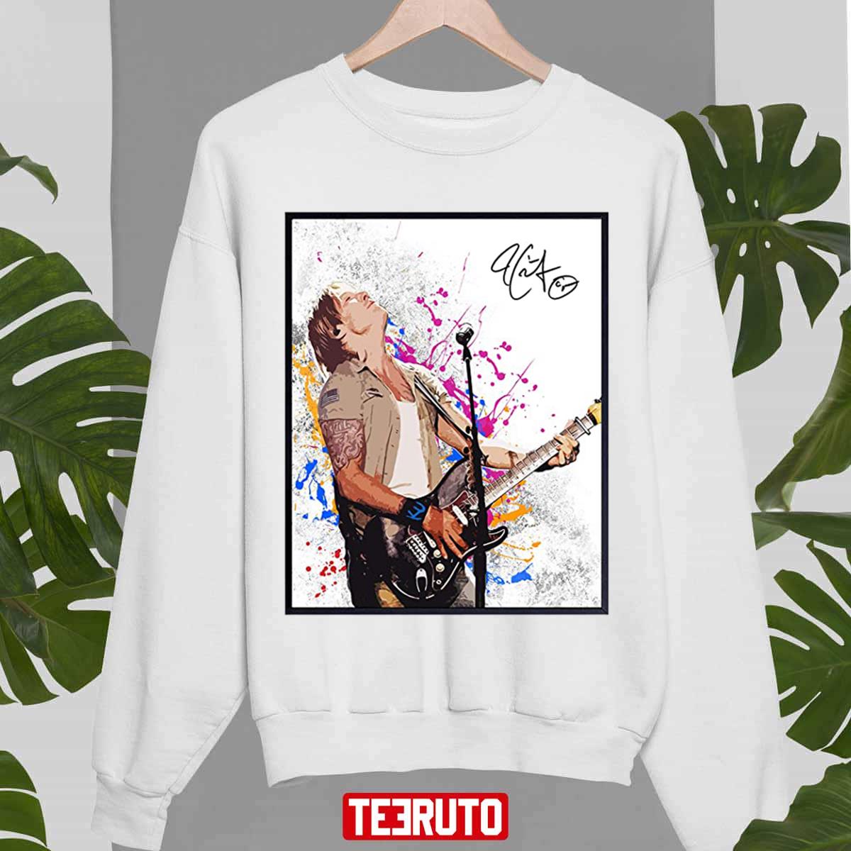 Watercolor Painting Of Keith Urban Unisex Sweatshirt