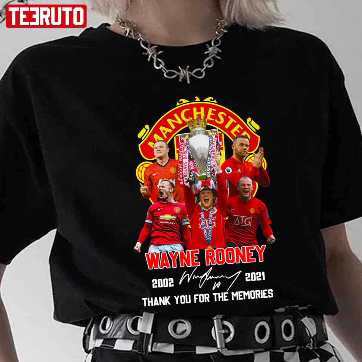 Wayne Rooney Thank You For The Memories Unisex T-Shirt