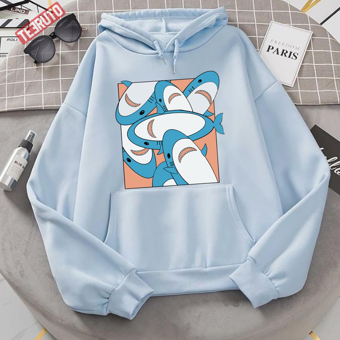 Where Do Sharks Go Unisex Hoodie