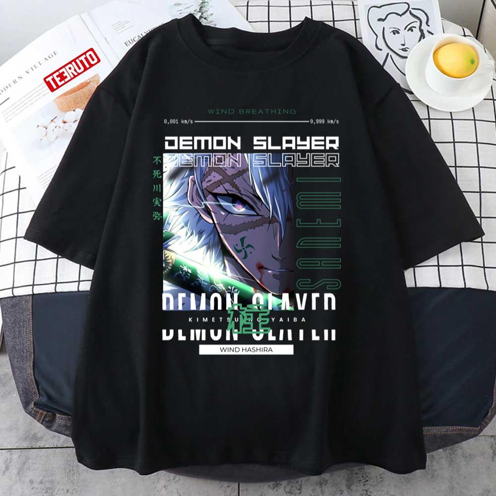 Wind Breathing Shinazugawa Sanemi Demon Slayer Kimetsu No Yaiba Unisex T-Shirt