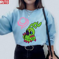 Wormmon Baby Design Digimon Unisex Sweatshirt