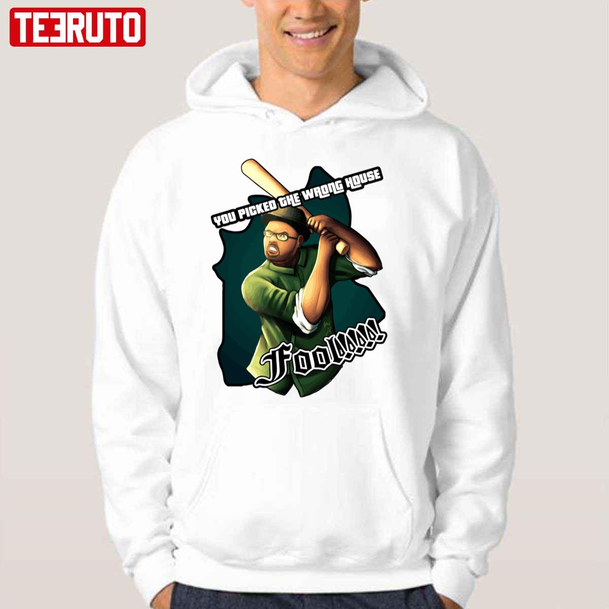 Wrong House Fool Grand Theft Auto Gta Unisex Hoodie