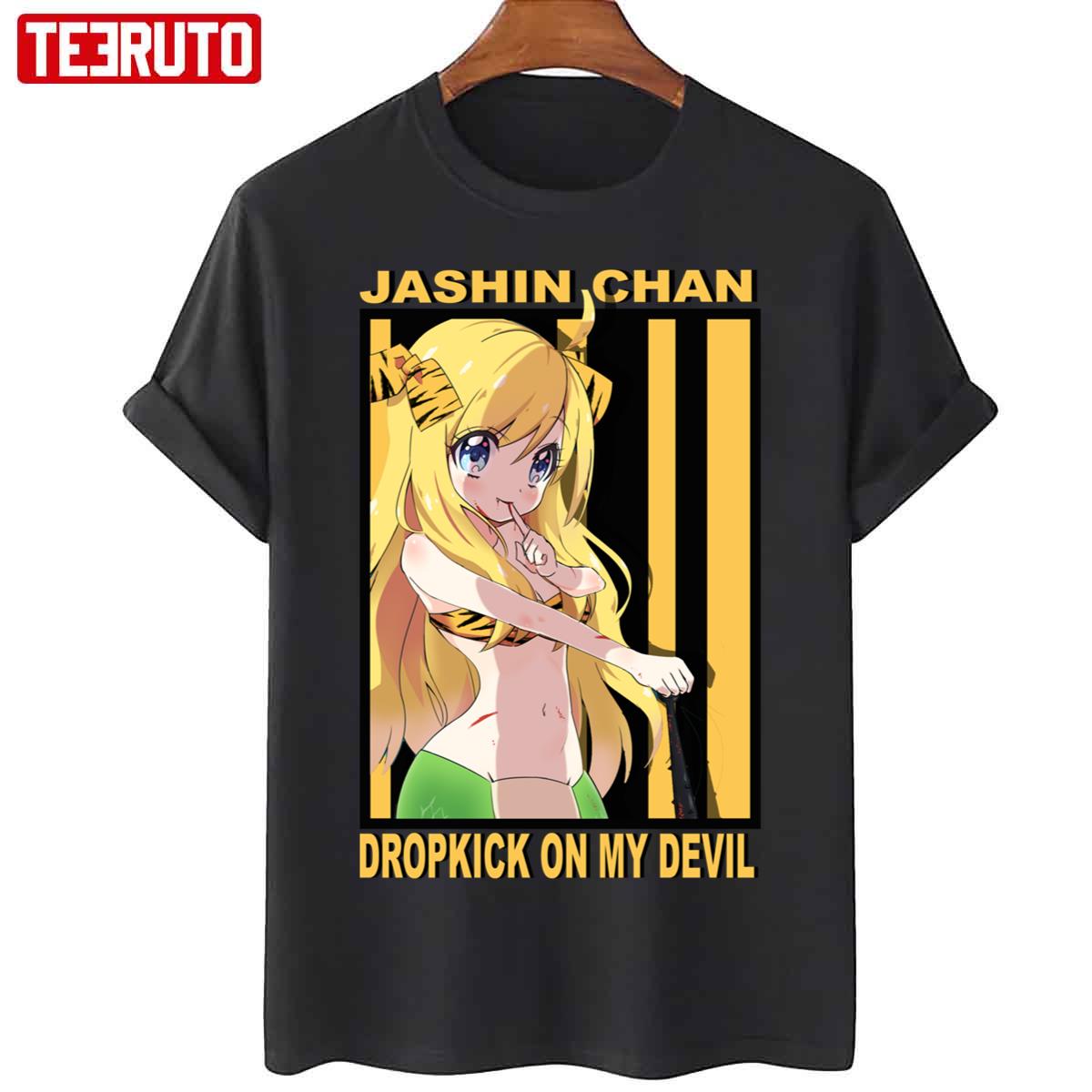 Yellow Art Jashin Chan Dropkick On My Devil Copy Unisex T-Shirt